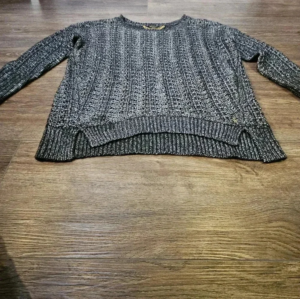 Juicy Couture Wool Blend Gold Label Knit Metallic Womens  Sweater SZ S